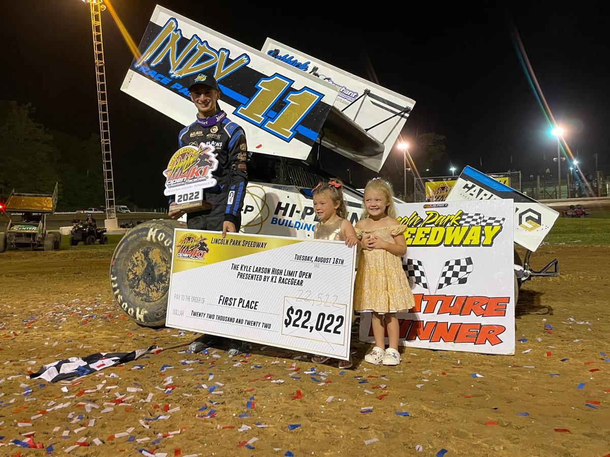 Kofoid wins inaugural &quot;High Limit&quot; Sprint Car event at Lincoln Park Speedway