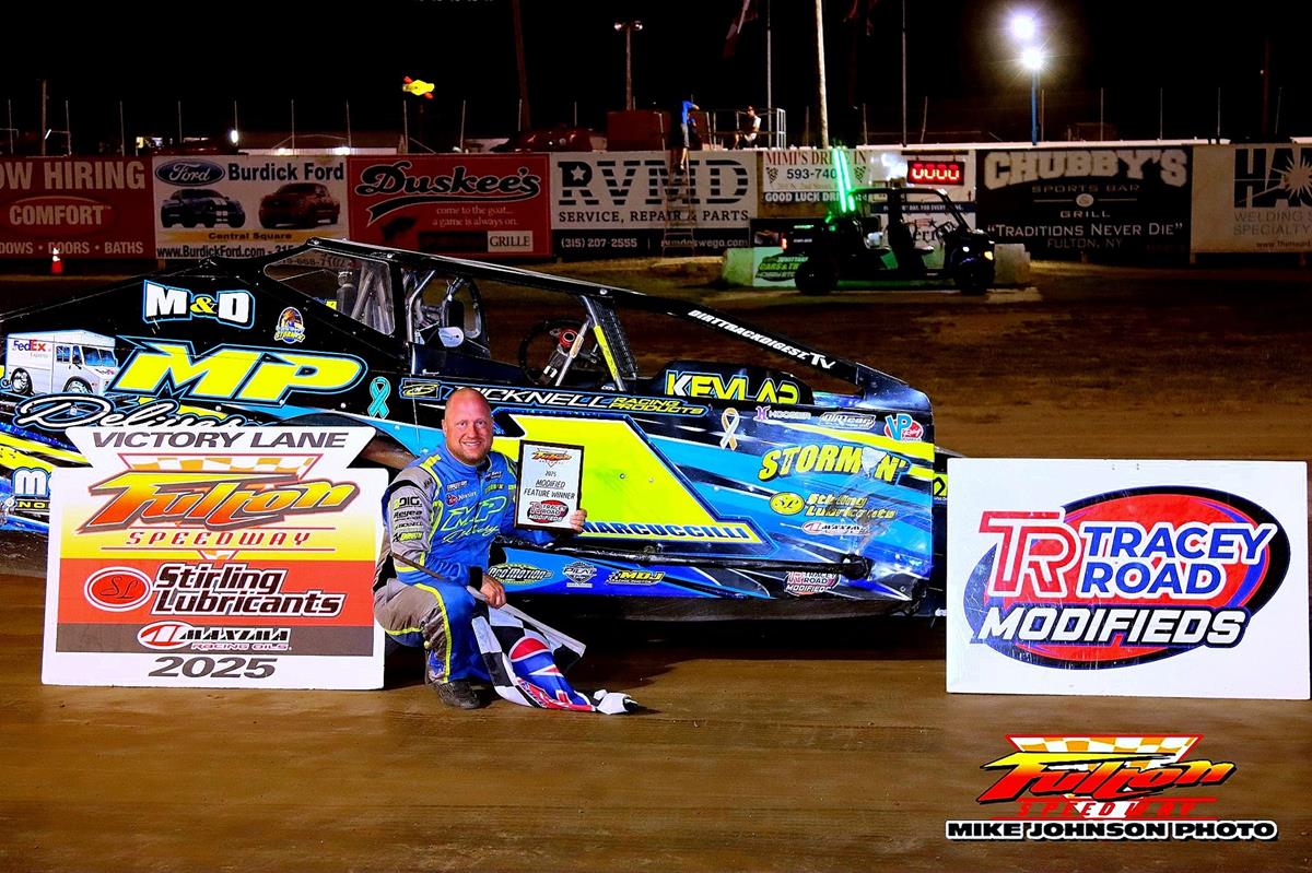 Dave Marcuccilli Holds Off Late Race Challenges for Fulton Speedway Modified Win