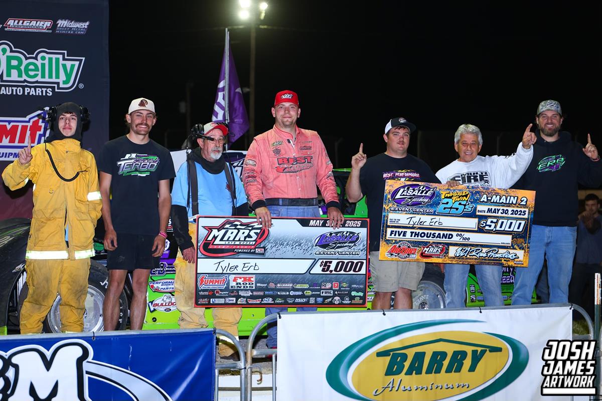 LaSalle Speedway (LaSalle, IL) – MARS Late Model Championship Series – Illinois Valley Showdown – May 30th-31st, 2025. (Josh James photo)