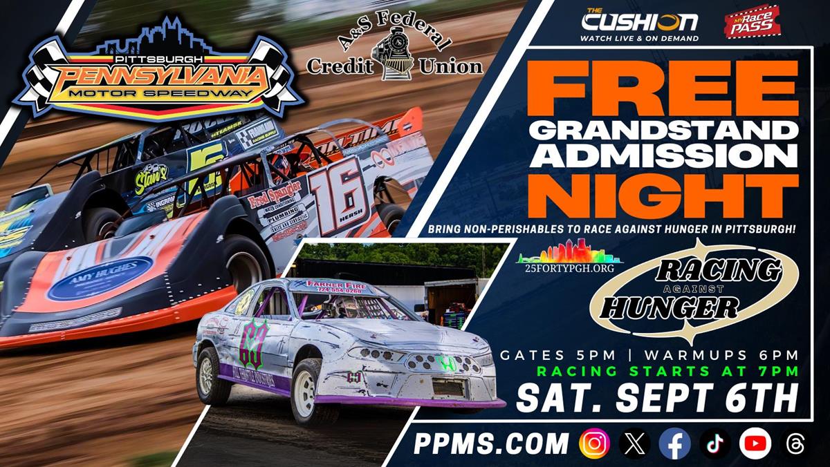 Rain Date Set for Free Grandstand Admission Night, Community Food Drive to Support 25fortyPGH’s Mission