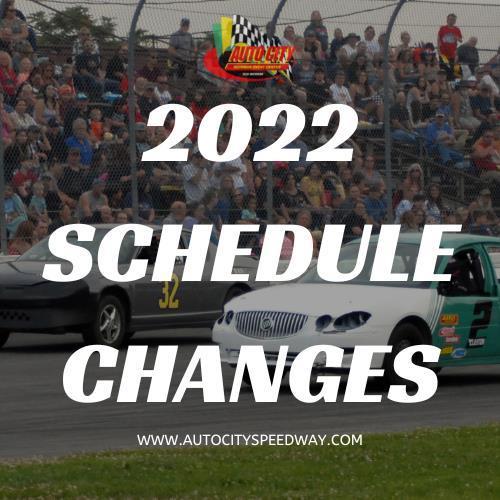 2022 Schedule Changes