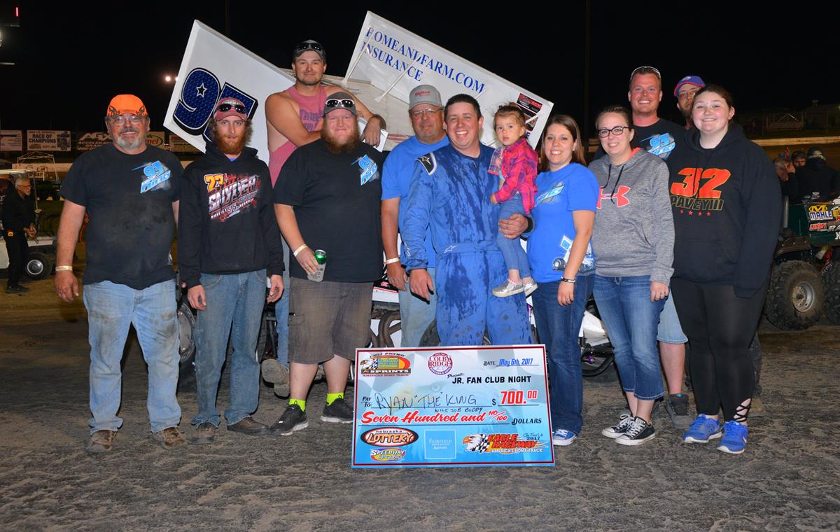 Jr Fan Club Night wins go to King, Harker, Bohlmeyer, Ware & Hiatt