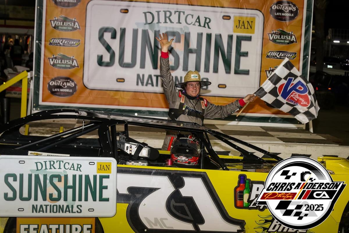 Volusia Speedway Park – DIRTcar Sunshine Nationals – January 24-25th, 2025. (Chris Anderson Photos)