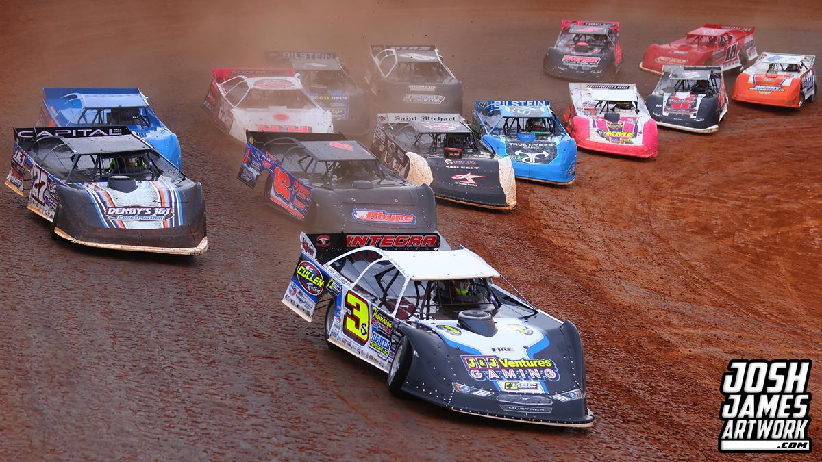 Drivers battle at the Clarksville Speedway for coveted Porcelain Throne in Tuckasee Toilet Bowl Classic!