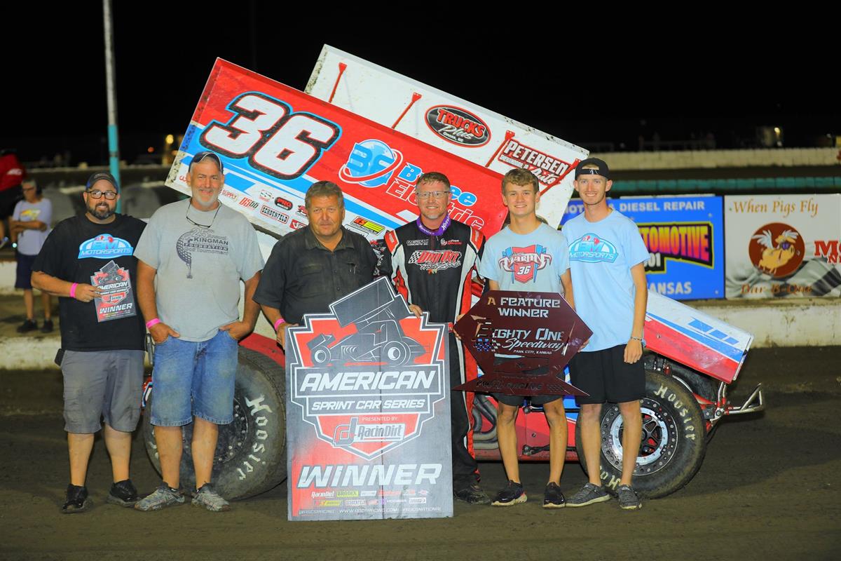 Jason Martin Wins Weather Delayed A-Feature At 81 Speedway!