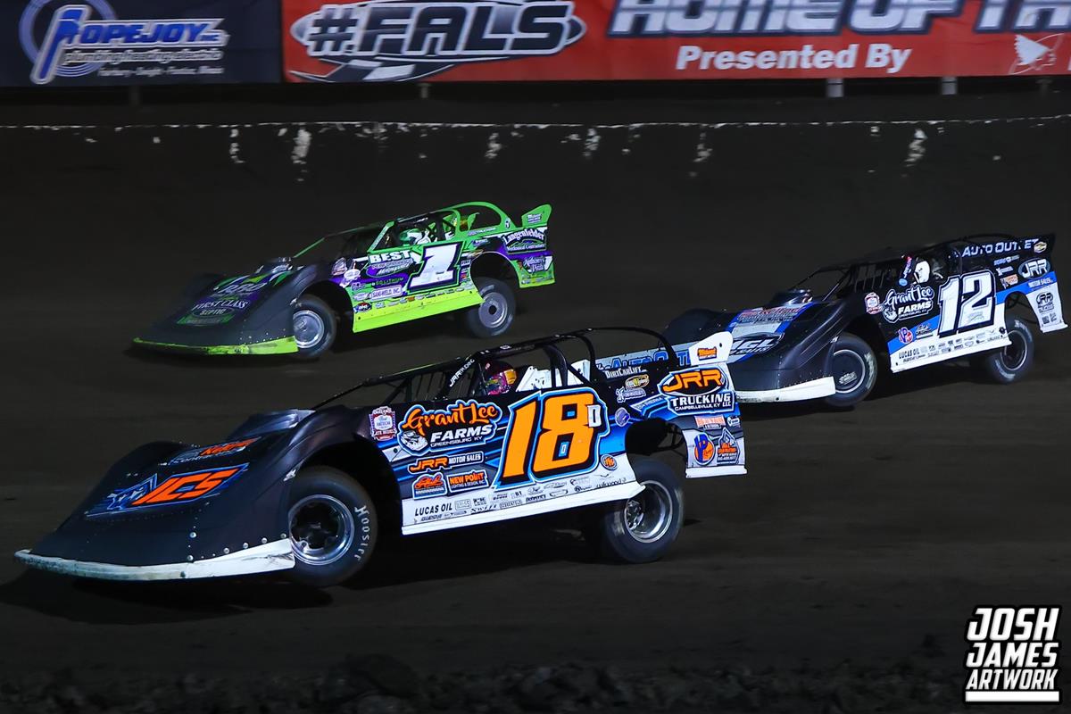 Fairbury Speedway (Fairbury, IL) – World of Outlaws Real American Beer Late Model Series – Prairie Dirt Classic – July 25th-26th, 2025. (Josh James Artwork)