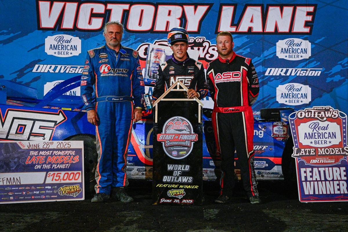Norman County Raceway (Ada, MN) – World of Outlaws Real American Late Model Series – June 28th, 2025.