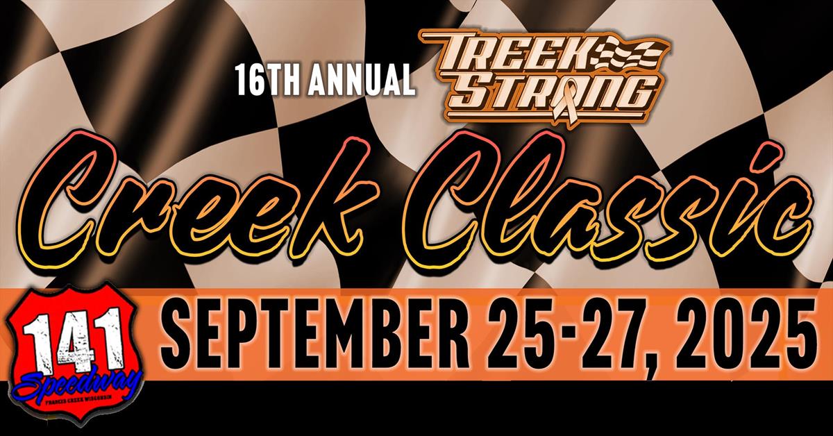 INFO RELEASE: 16th Annual Treek Strong Creek Classic - September 25-27, 2025