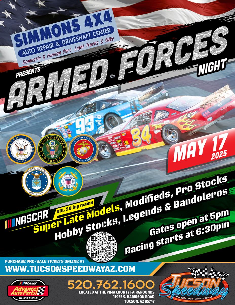 May 17- Armed Forces Day- All Military free General Admission