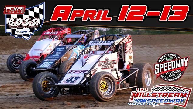 April 12-13: POWRi Buckeye Outlaw Sprint Series at Wayne County & Millstream