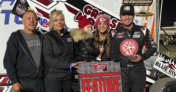 Blurton Bags ASCS Frontier Win At Sheridan Speedway