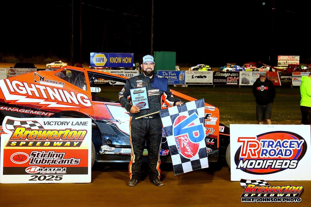 Chris Hile Charges to Brewerton Speedway Modified Win, Jason Parkhurst Jr. DIRTcar Sportsman Series Winner