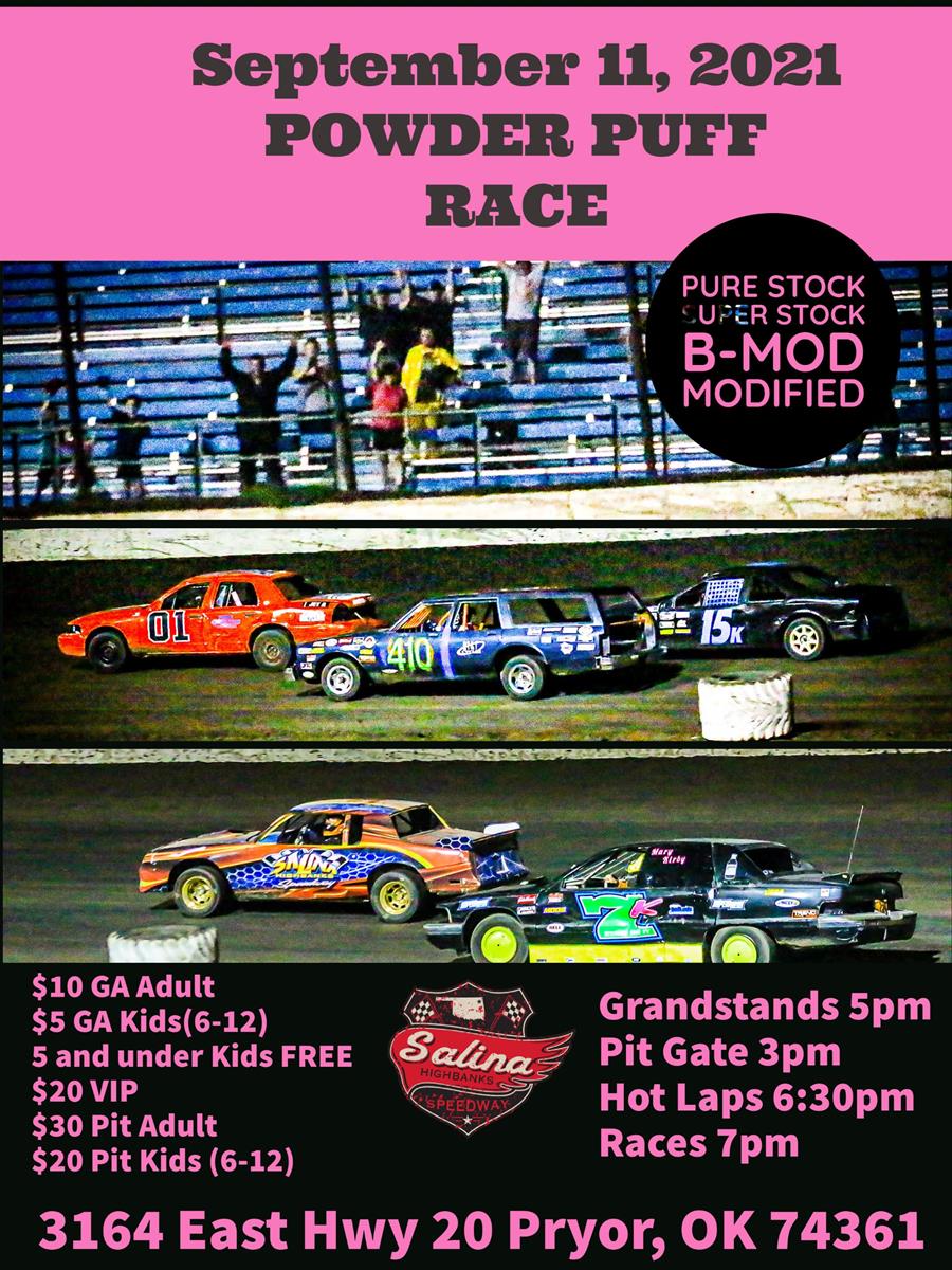 Saturday, September 11th Normal Points Race and Powder Puff