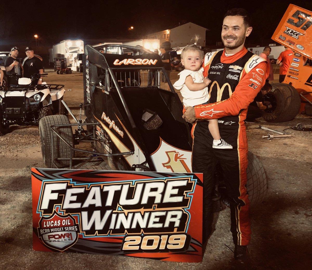 LARSON LANDS BCRA WIN AT PLACERVILLE IN NEW RIDE