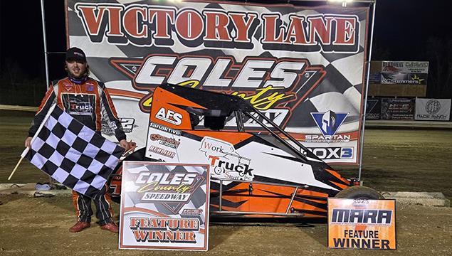 Parker Jones Joins POWRi IMRA Victory Lane at Coles County Speedway