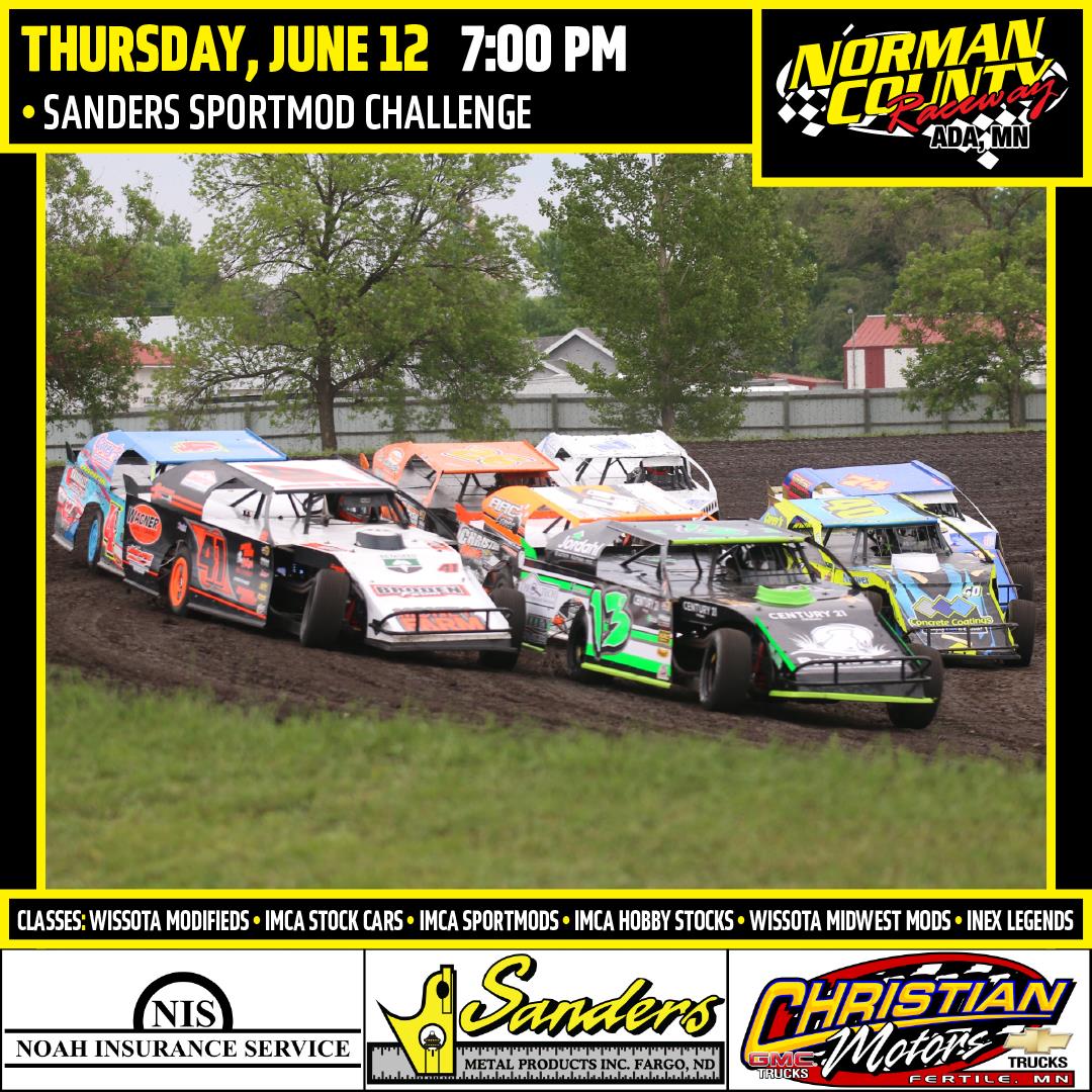 CANCELED: Thursday, June 12 - Sanders SportMod Challenge