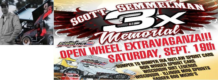 BEAVER DAM HOSTS SCOTT SEMMELMANN MEMORIAL OPEN WHEEL EXTRAVAGANZA WITH FOUR DIVISIONS OF SPRINT RACING ON TAP!