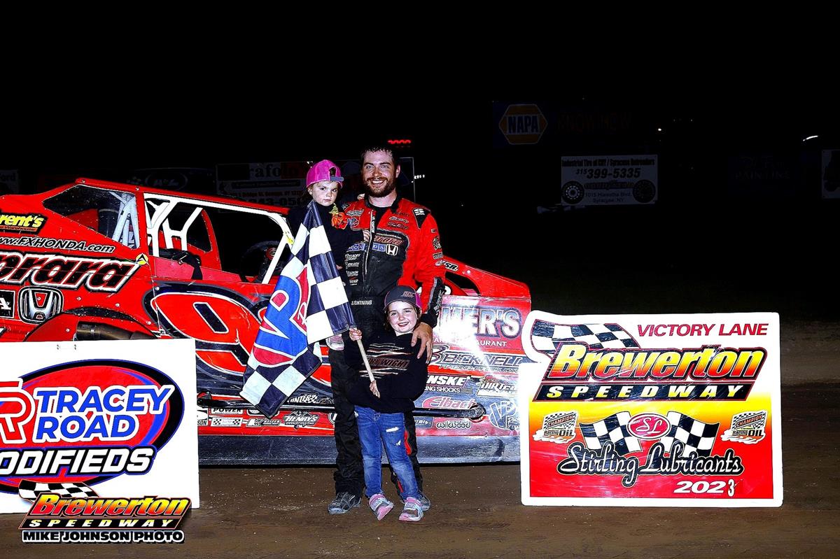 Larry Wight Lightning Quick Going to Brewerton Speedway Modified Victory Lane