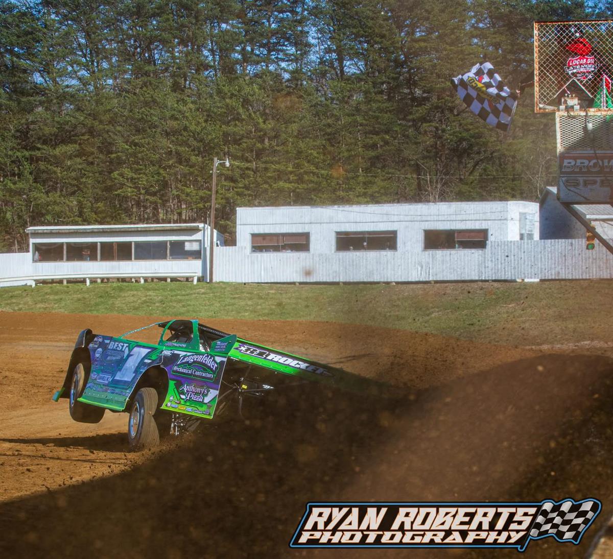 Brownstown Speedway (Brownstown, IN) – Lucas Oil Late Model Dirt Series – Indiana Icebreaker – March 22nd, 2025. (Ryan Roberts Photography)