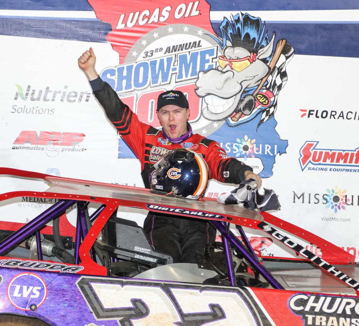 Pierce finds the groove, outruns Davenport to capture 33rd annual Show-Me 100