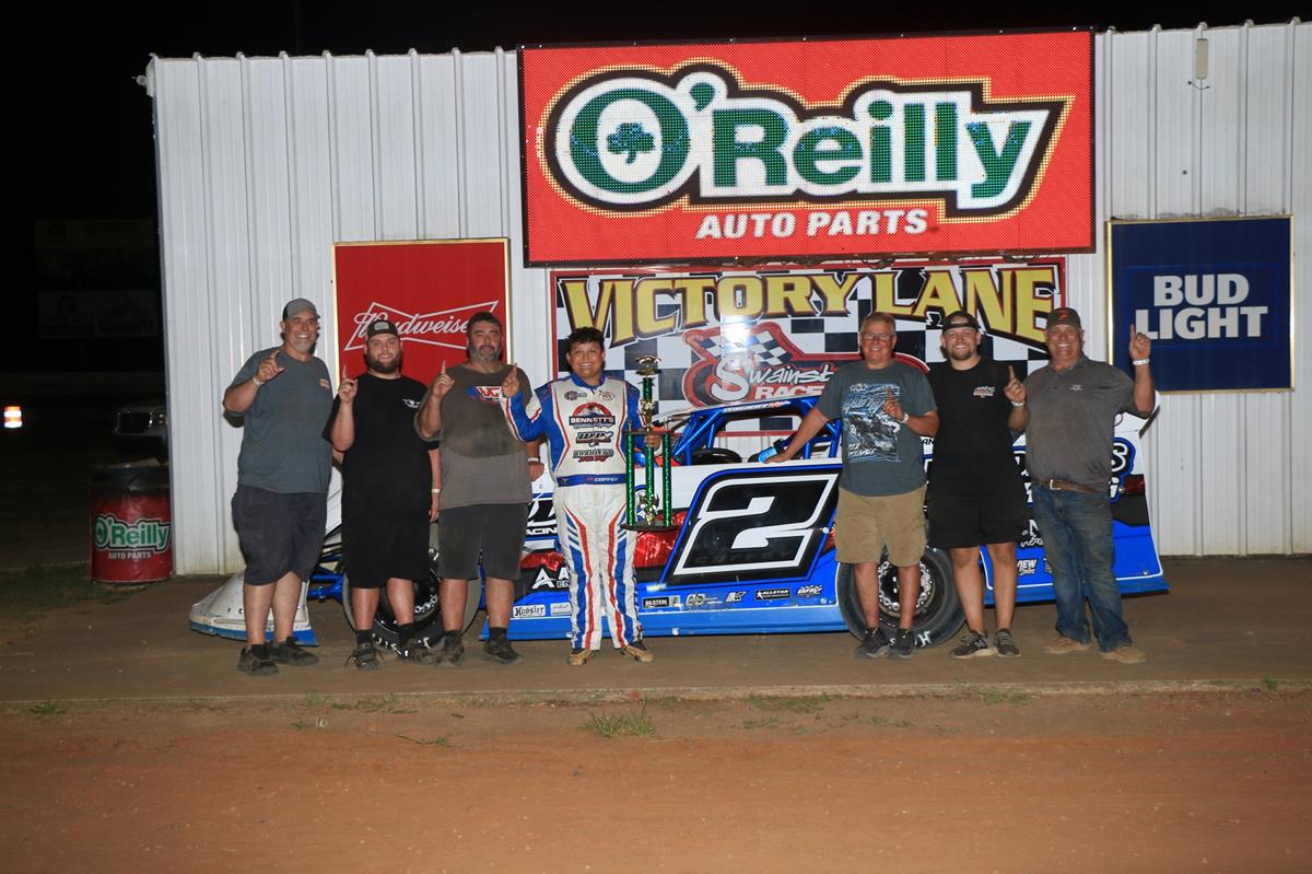 Coffey and Davis Claim Feature Wins at Swainsboro Raceway Friday Night