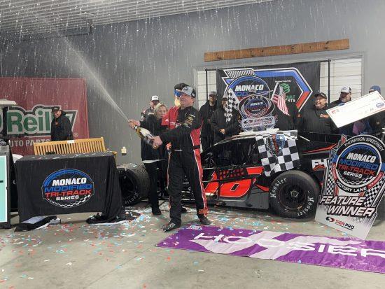 Strong Point: Ron Silk Wins Monaco Modified Series Propane Plus Heating & Cooling 75 At Thompson