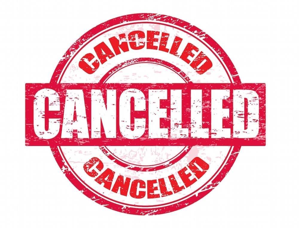 Today 5/13 Races Cancelled