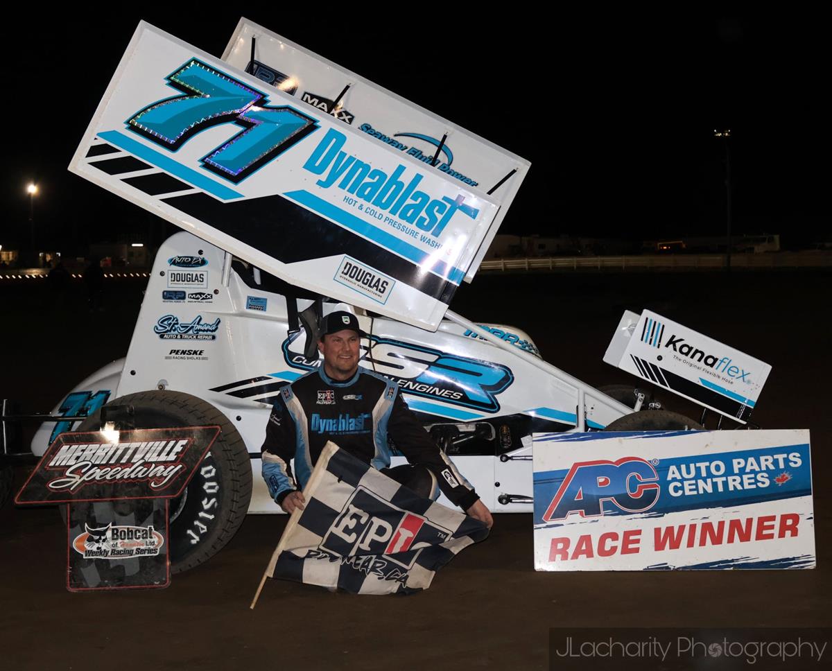 HOT ON TRACK ACTION KEEPS FANS WARM ON CHILLY SPRING SIZZLER NIGHT AT MERRITTVILLE