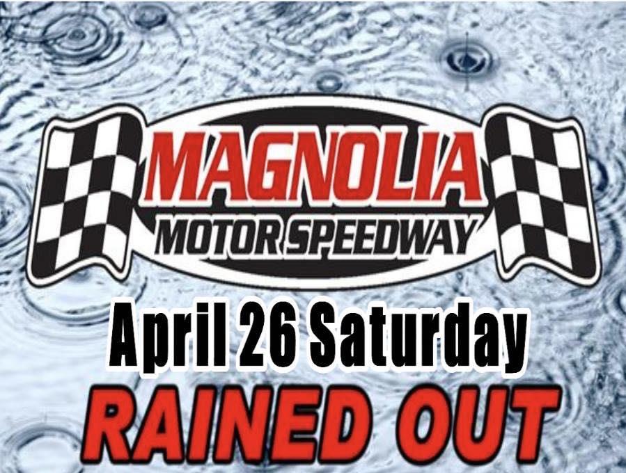 April 26 Race Rained Out/Canceled