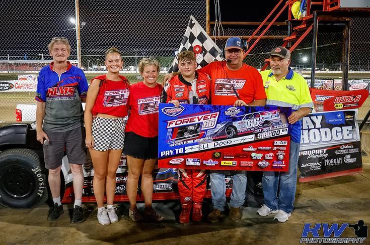 Eli Ross claimed a career $6,600 payday in the third annual Hayden Ross Memorial on Saturday, June 28 at Thunderbird Speedway.