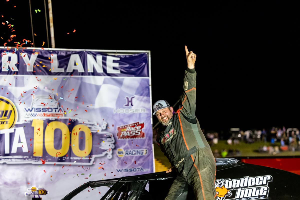 Nick Koehler rides low-groove to WISSOTA 100 Midwest Modified victory