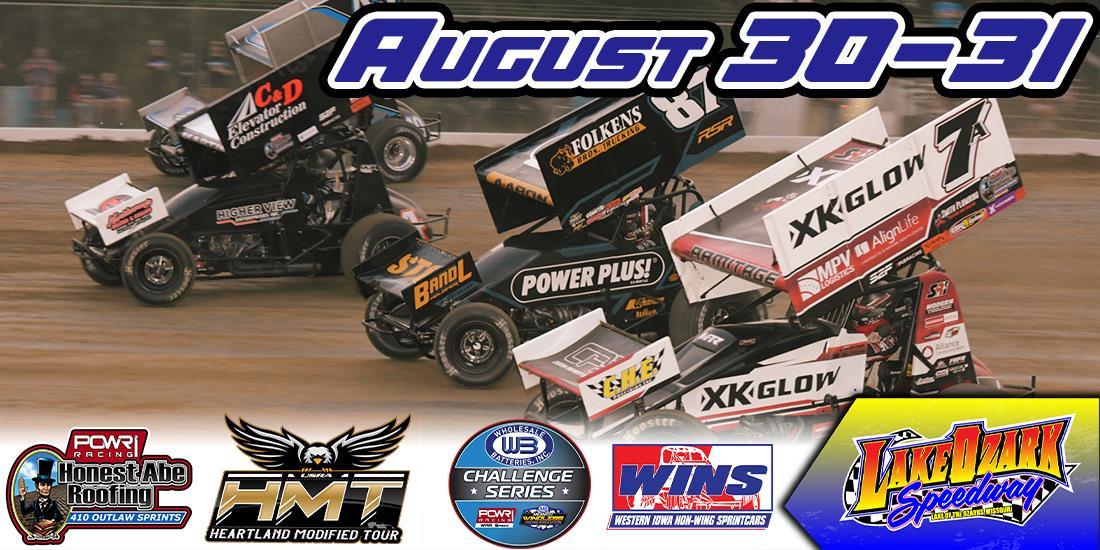 August 30-31: LOS SprintMania Approaches with POWRi 410 & Non-Wing Nationals