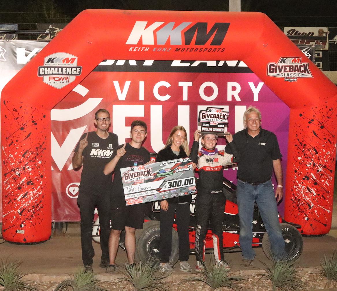 Last Corner, Last Lap Pass for Tate Gurney on Thursday’s KKM Giveback Classic Prelim Night!