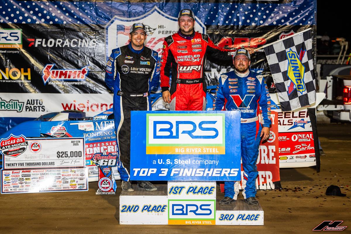 Muskingum County Speedway (Zanesville, OH) – Lucas Oil Late Model Dirt Series – Freedom 60 – July 5th, 2025. (Heath Lawson Photo)