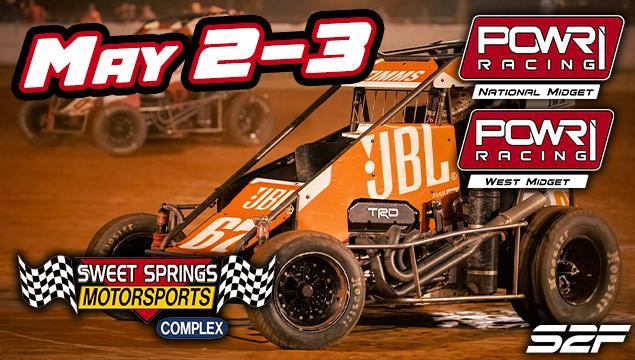 POWRi National & West Midgets Prepare for May 2-3 at Sweet Springs Motorsports