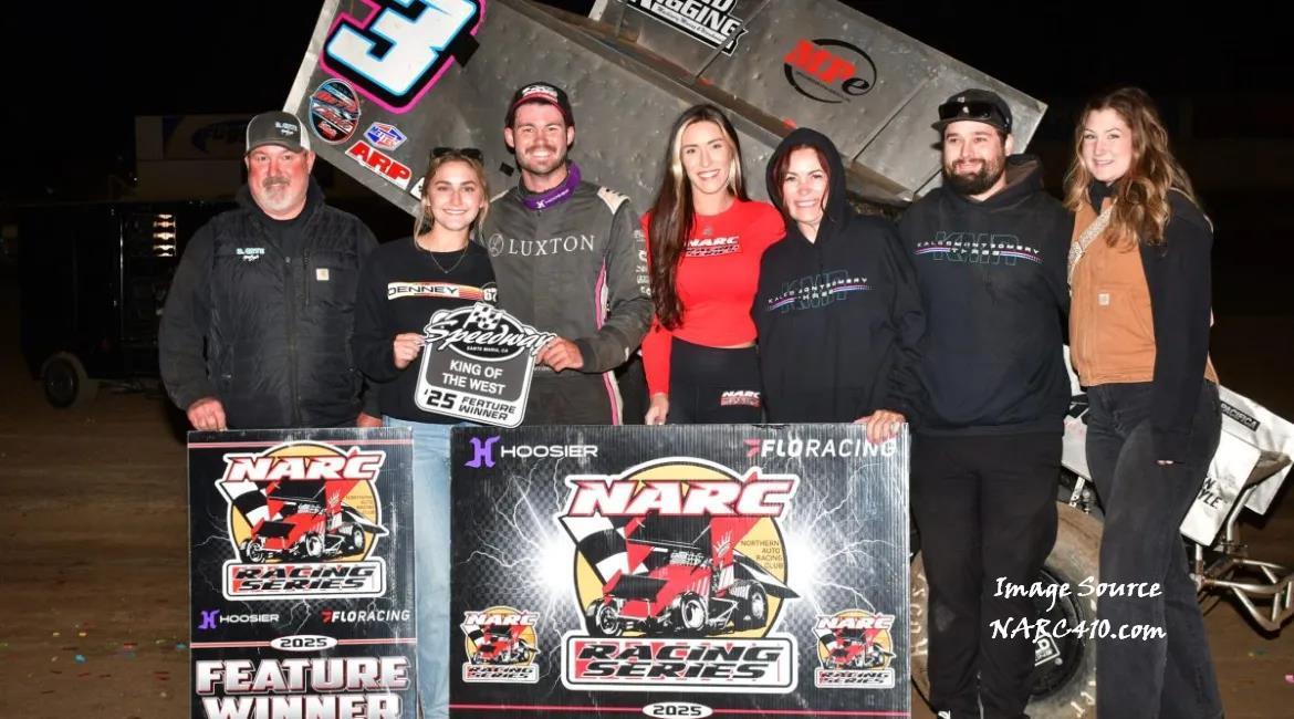 Kaleb Montgomery Wins First NARC Feature in Front of Home Town Crowd
