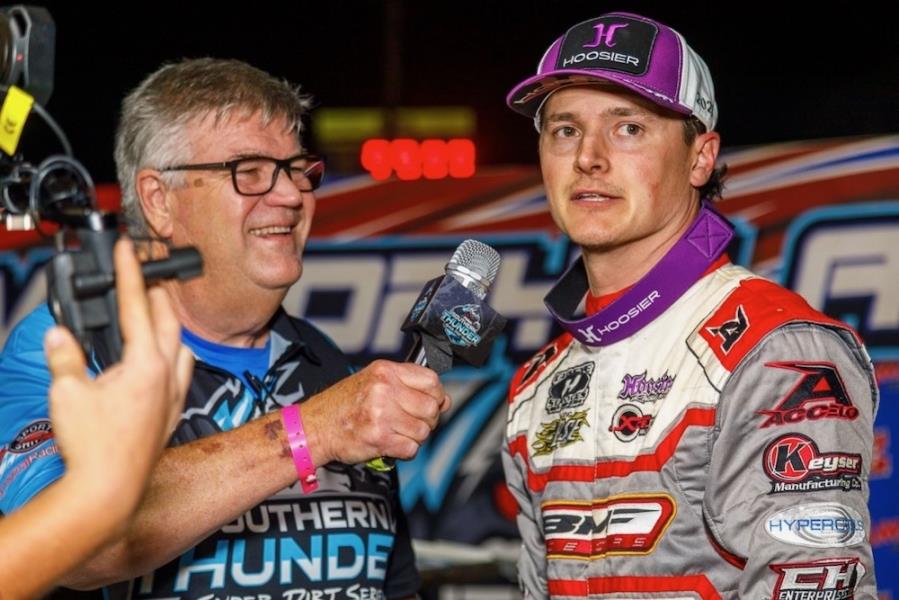 Cory Hedgecock captures $7,500 at Senoia in third-straight triumph with Southern Thunder