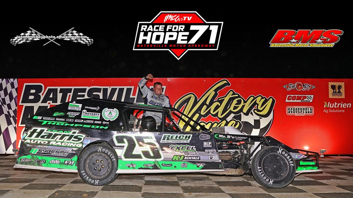 Night #1 of Race For Hope 71  at Batesville Motor Speedway goes to Cody Thompson