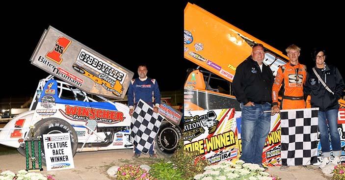 Late pass propels Schmidt to 50th 360 Sprint Car win