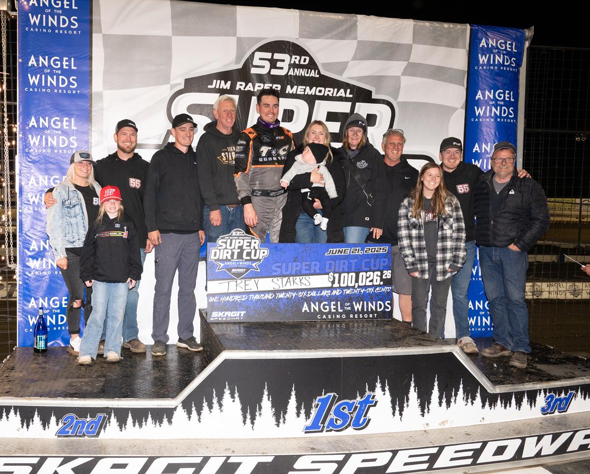 Starks Achieves Dream by Capturing First Career Dirt Cup at Skagit Speedway