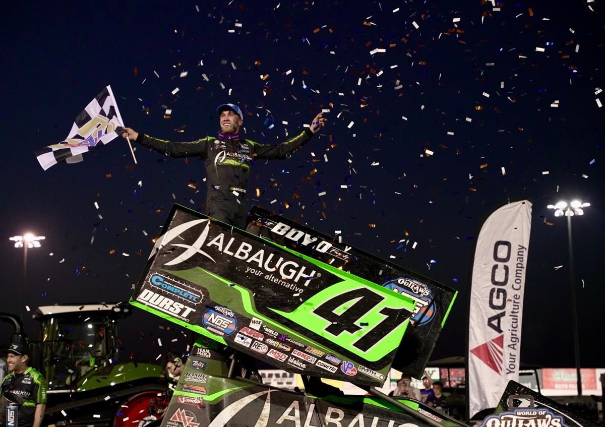 Macedo and Ellingson Master Jackson Motorplex During FENDT Showdown