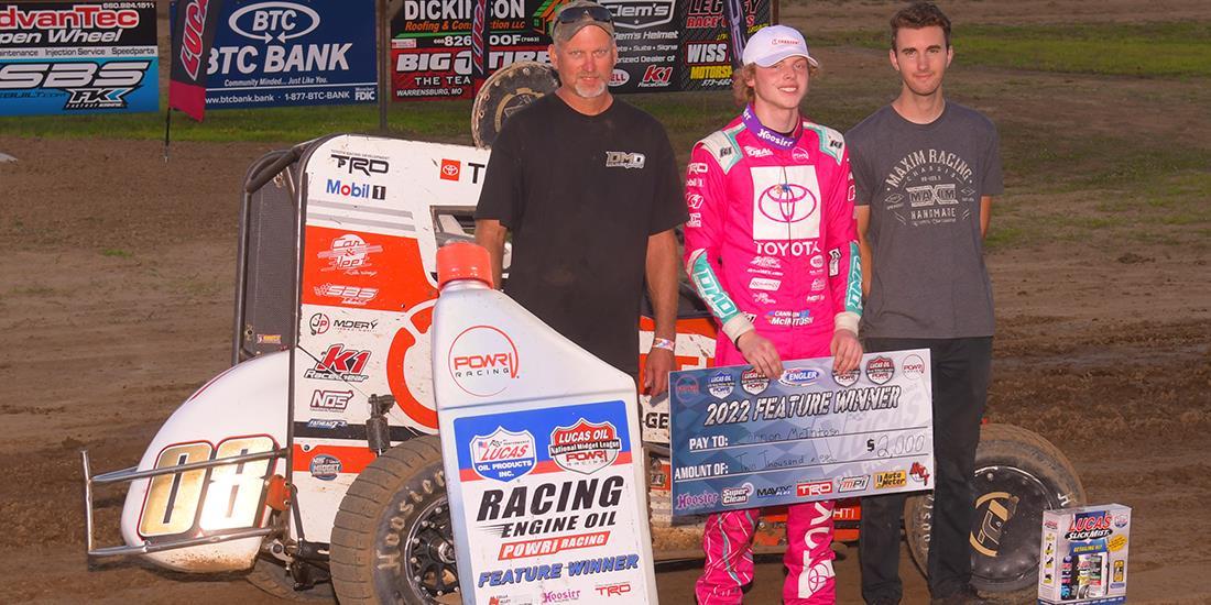 Cannon McIntosh Conquers Sweet Springs with POWRi National &amp; West Midget Leagues