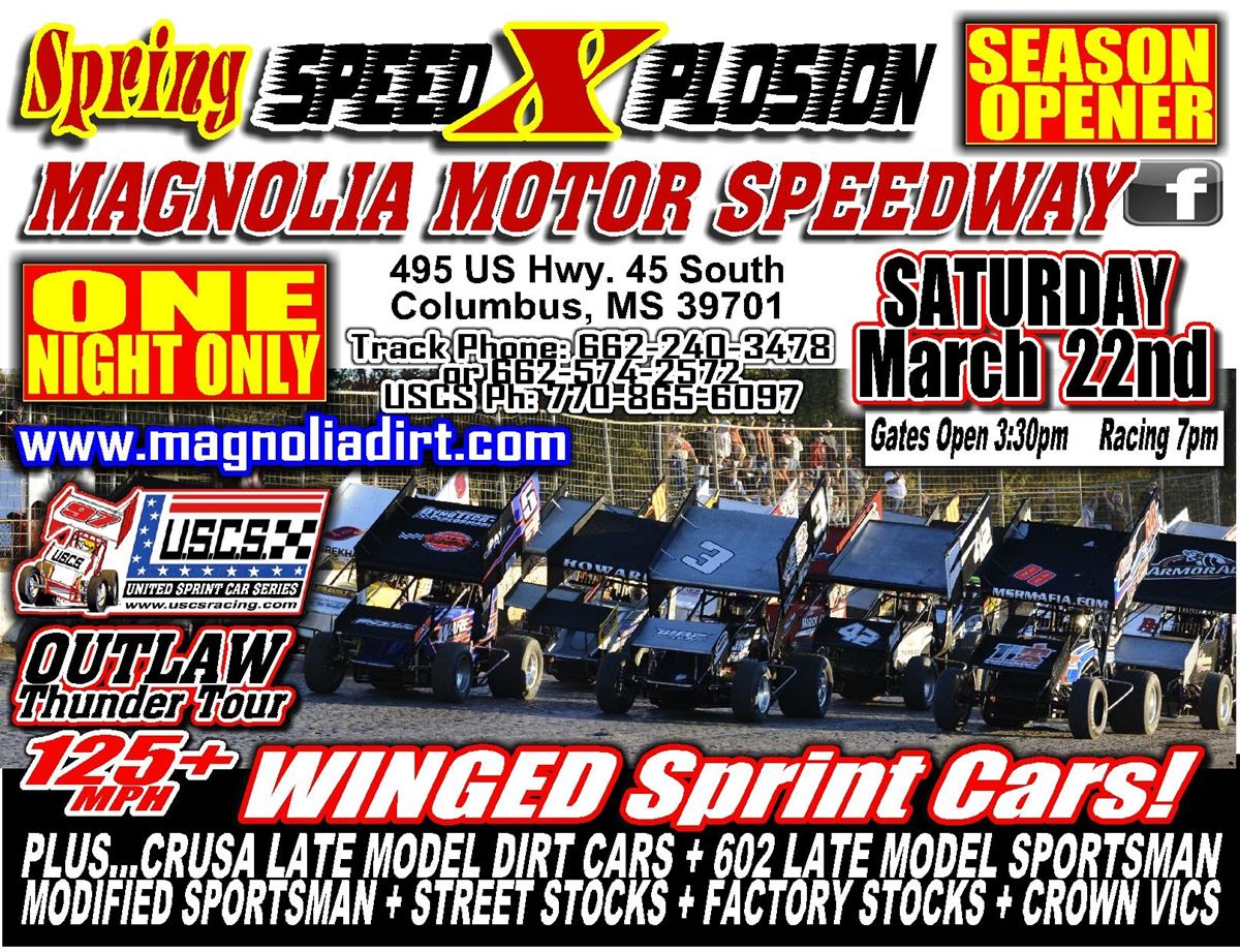 Season Opener at The MAG March 22nd
