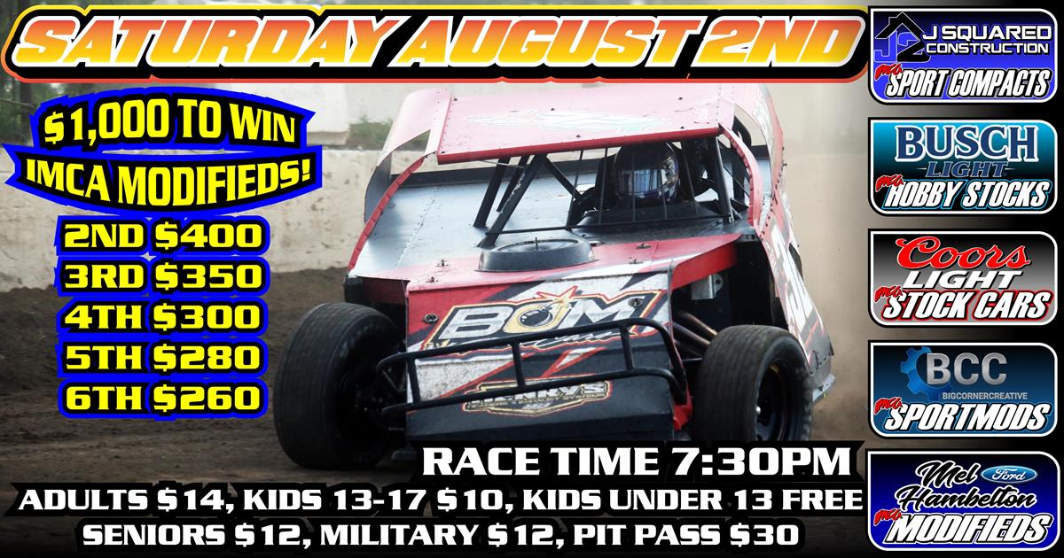 Dirt Track Junkie Boosts Modifieds to $1,000 to Win This Week
