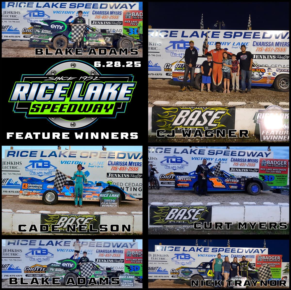 Adams Doubles, Nelson Late Model Winner at RLS