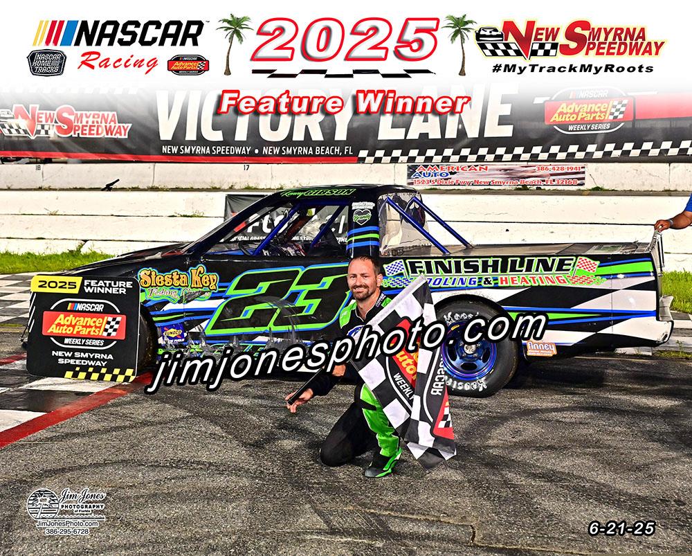 Kenny Gibson Wins First Pro Truck Race in Thrilling Fashion & Brad May Dominates FL Sunbelt Series 50.