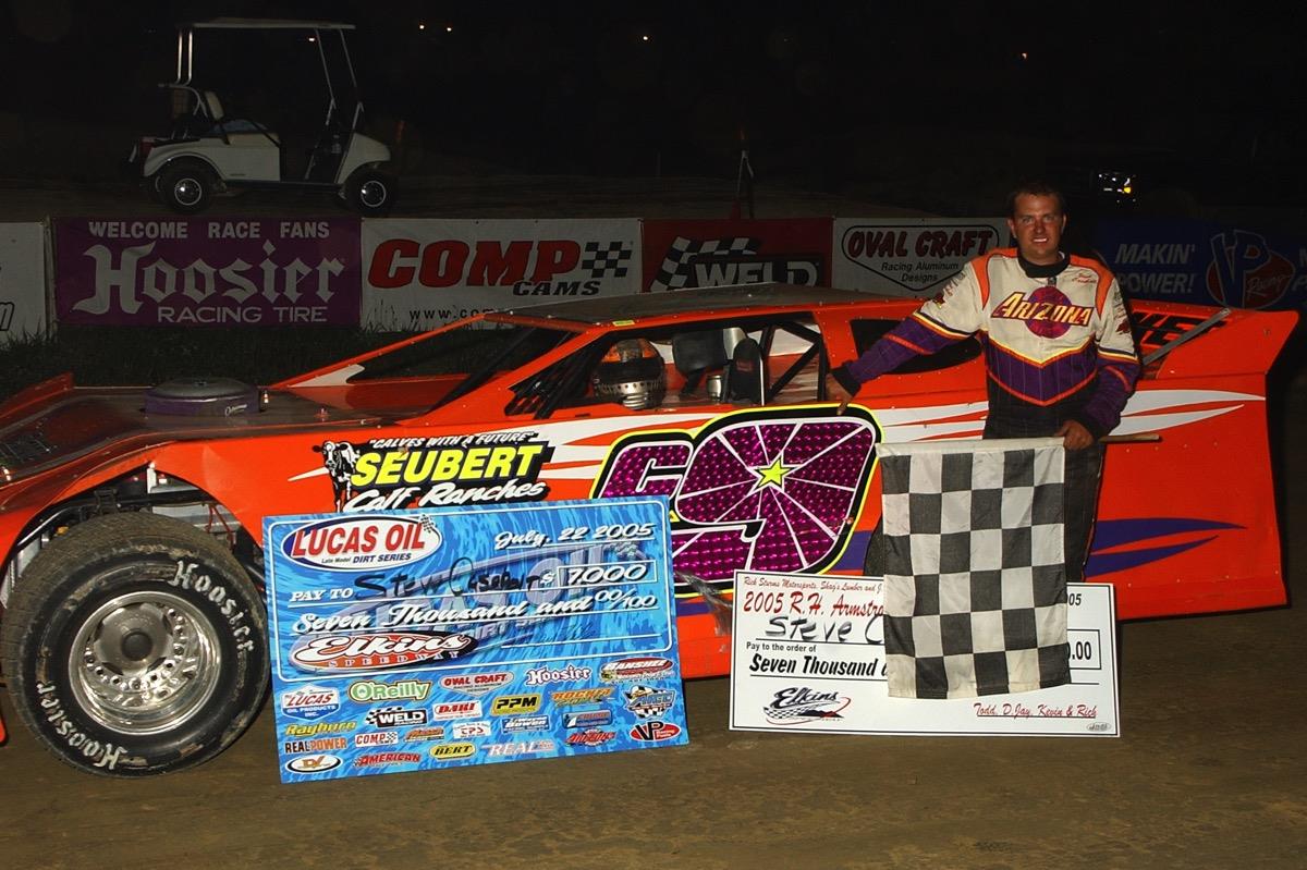 Steve Casebolt, Jr. Cashes In With R.H. Armstrong Memorial Win at Elkins Speedway