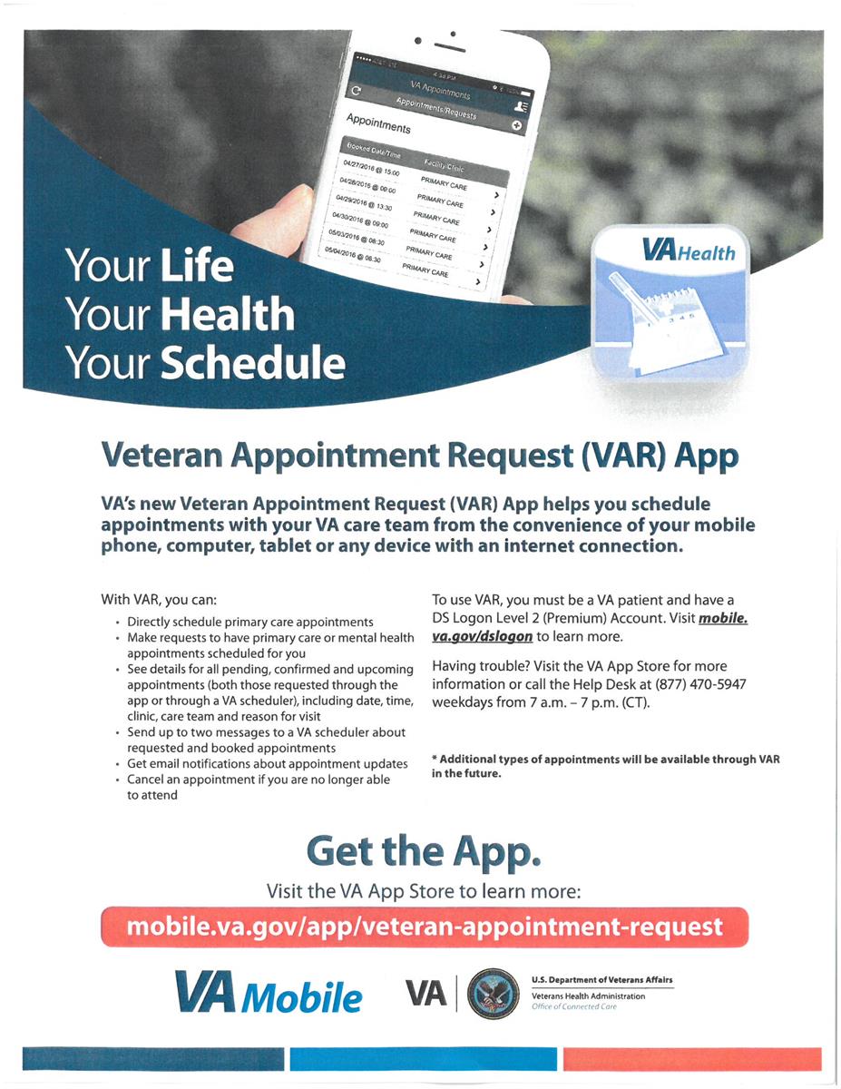Veteran Appointment Request (VAR) App