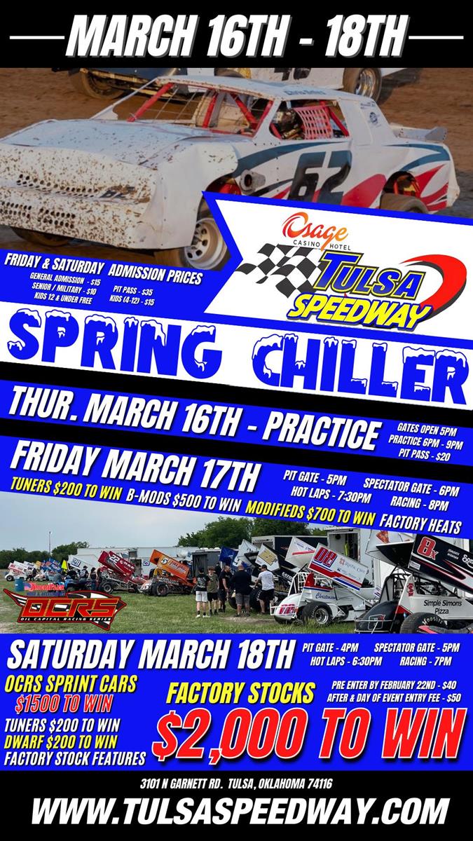 Spring Chiller UPDATES!!! OCRS Series has been added.