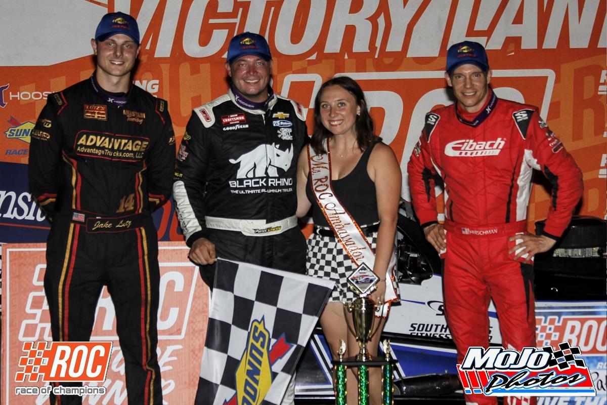 PATRICK EMERLING SCORES HOMETOWN WIN IN “TRANSITOWNE 100” AT HOLLAND SPEEDWAY WITH RACE OF CHAMPIONS MODIFIED SERIES